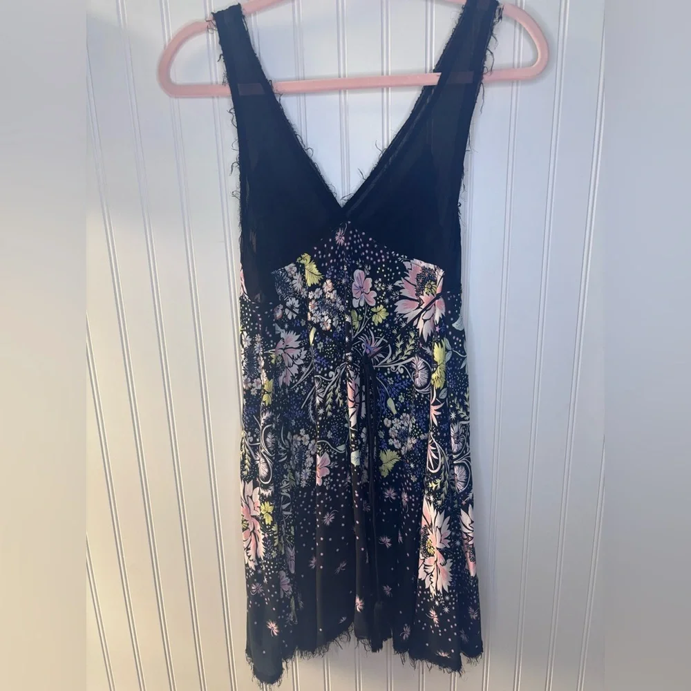 Free People Longwood Printed Slip Dress Sz XS - Picture 5 of 7